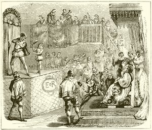 Une pièce de théâtre au XVIe siècle - English School