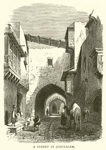 Une rue à Jérusalem - English School