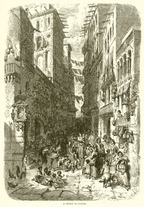 Une rue à Naples - English School