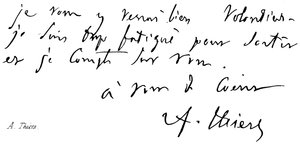 A Thiers - English School