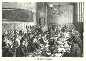 Le souper des voleurs (gravure)