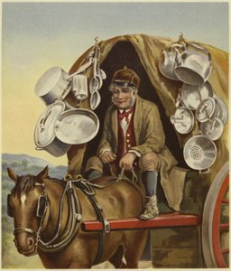 Un marchand ambulant - English School