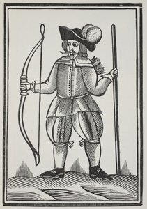 Un véritable conte de Robin des Bois, illustration de Chap-books du XVIIIe siècle par John Ashton, pub. 1882 - English School