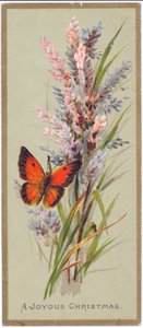 Carte de Noël victorienne d