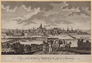 Vue de la ville de Vienne, capitale de l
