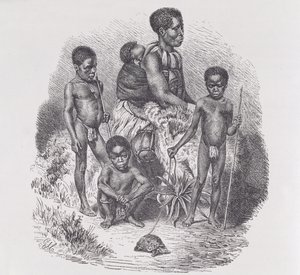 Une famille zouloue, de 