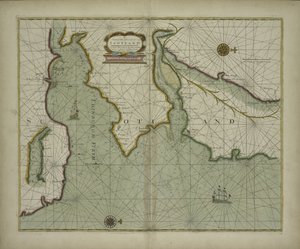 Carte de la côte est de l