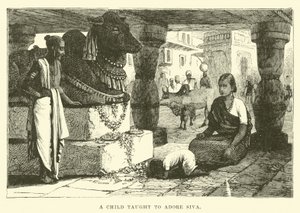 Un enfant appris à adorer Shiva - English School