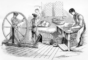 Une journée aux manufactures royales de porcelaine, Worcester, 1843