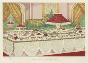 Table de dîner de style Pompadour