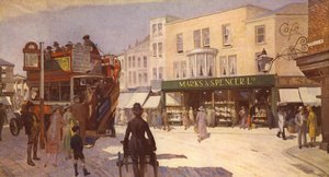 Une devanture à double entrée en 1924, la limite de 5- a été introduite à cette période