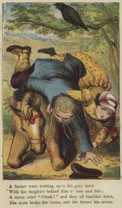 Un fermier trottait sur sa jument grise - English School