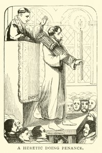Un hérétique faisant pénitence - English School