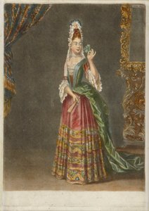 Une dame en mantua