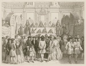 Une loterie; vers 1750 - English School