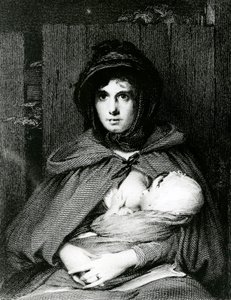 Une mère allaitant son bébé