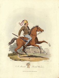 Un guerrier britannique monté