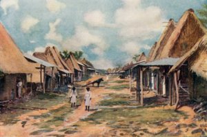 Un village indigène, Panama