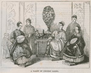 Un groupe de dames chinoises; Une visite à la Collection chinoise - English School