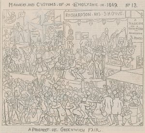 Une perspective de la foire de Greenwich - English School