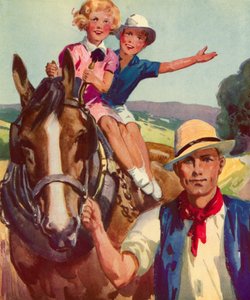 Retour à la maison sur le vieux Dobbin - English School