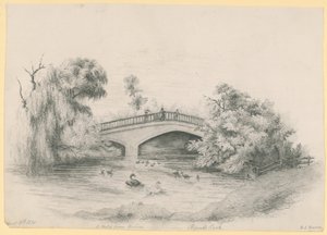 Un croquis de la nature, Regents Park - English School