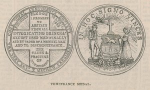 Une médaille de tempérance