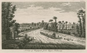 Vue de Highgate, Londres, depuis Upper Holloway