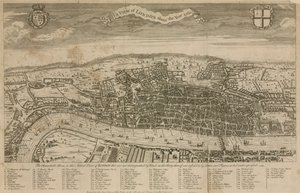 Vue de Londres vers l