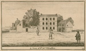 Vue de la taverne et du jardin de Sir John Oldcastle, à Cold Bath Fields