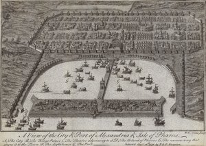 Vue de la ville et du port d