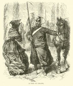 Une visite des uhlans, mars 1871 - English School