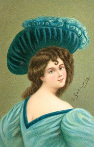 Une jeune femme bien habillée - English School