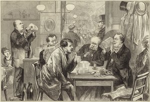 Une salle de bière blanche - English School