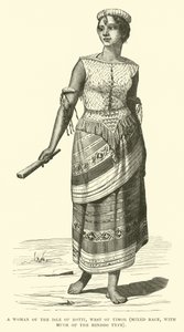 Une femme de l