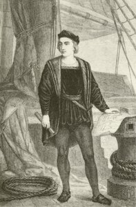Un jeune Christophe Colomb (1451-1506), explorateur génois - English School