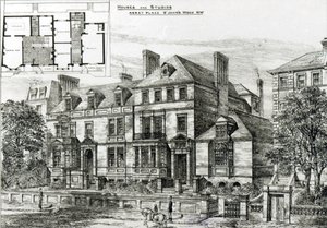 Abbey Place, St. Johns Wood, de The Building News, 18 janvier 1878