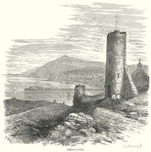 Aberystwith (gravure) - English School