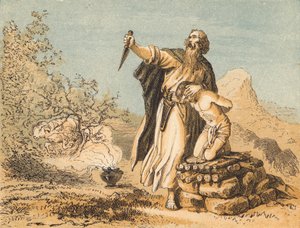 Abraham offrant Isaac - English School