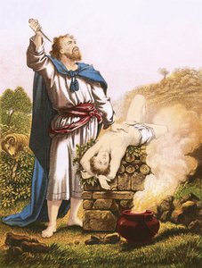 Abraham offrant Isaac