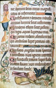 Psaume 103 avec grotesques, du 