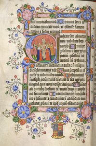 Début du Psaume 80; initiale 