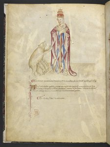 Joachimi Abbatis de Curatio, et Anselmi, Episcopi Marsicani, Vaticinia xxx de Pontificibus Romanis; scil., a Nicolao III. ad Innocentium VIII - English School