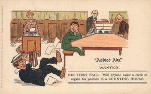Carte postale Addled Ads - English School