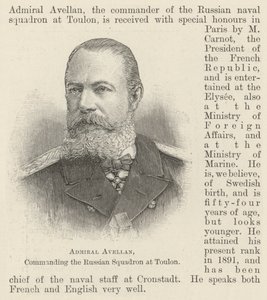 Amiral Avellan, commandant l