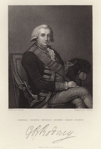 Amiral George Brydges Rodney - English School