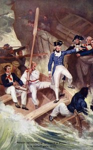 Amiral Lord Nelson (lithographie couleur) - English School