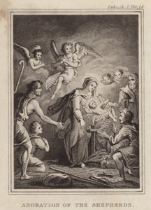 Adoration des bergers - English School
