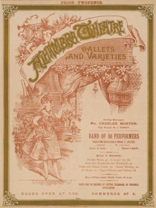 Annonce pour le Théâtre de l