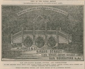 Publicité pour H Jones & Co, 6 Rose Street, King Street, Covent Garden - English School